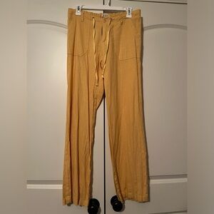 Just Living wide leg gold pants - Small